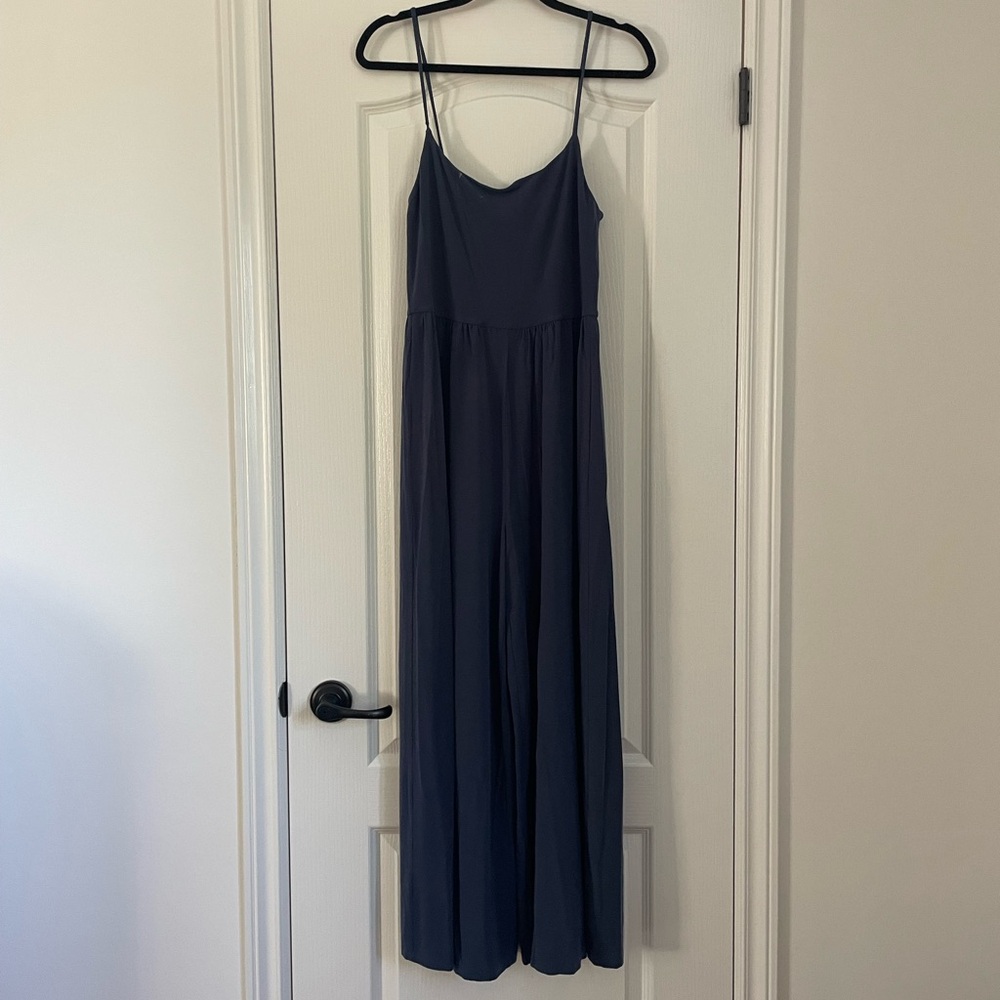 Aritzia Wilfred Navy Blue Market Jumpsuit